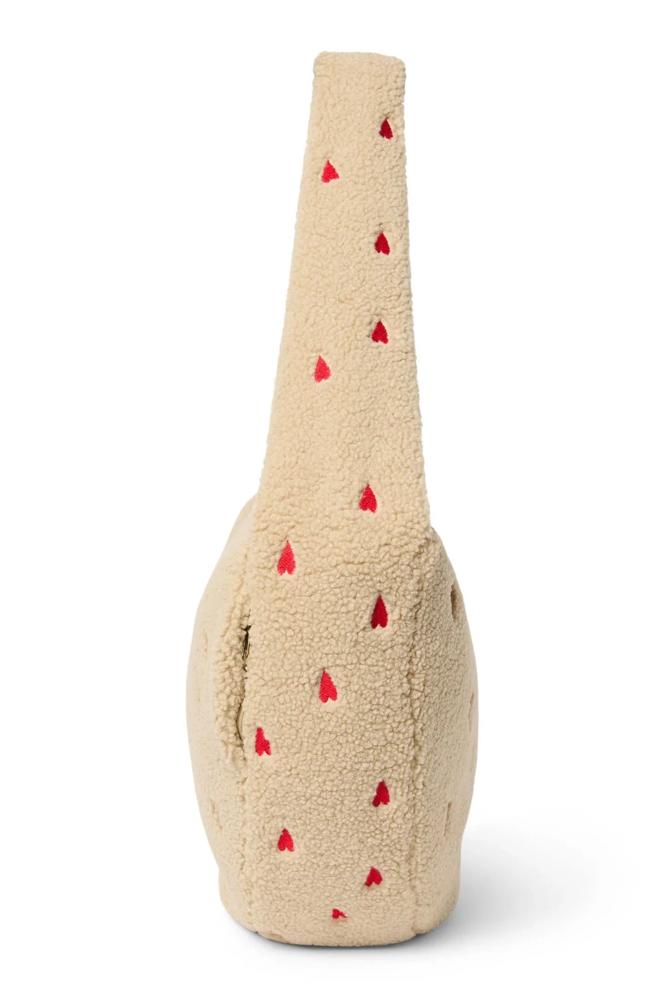 Crossbody taška STUDIO NOOS Teddy Ecru Hearts | Lavly.cz