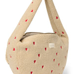 Crossbody taška STUDIO NOOS Teddy Ecru Hearts | Lavly.cz