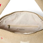 Crossbody taška STUDIO NOOS Teddy Ecru Hearts | Lavly.cz