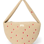 Crossbody taška STUDIO NOOS Teddy Ecru Hearts | Lavly.cz