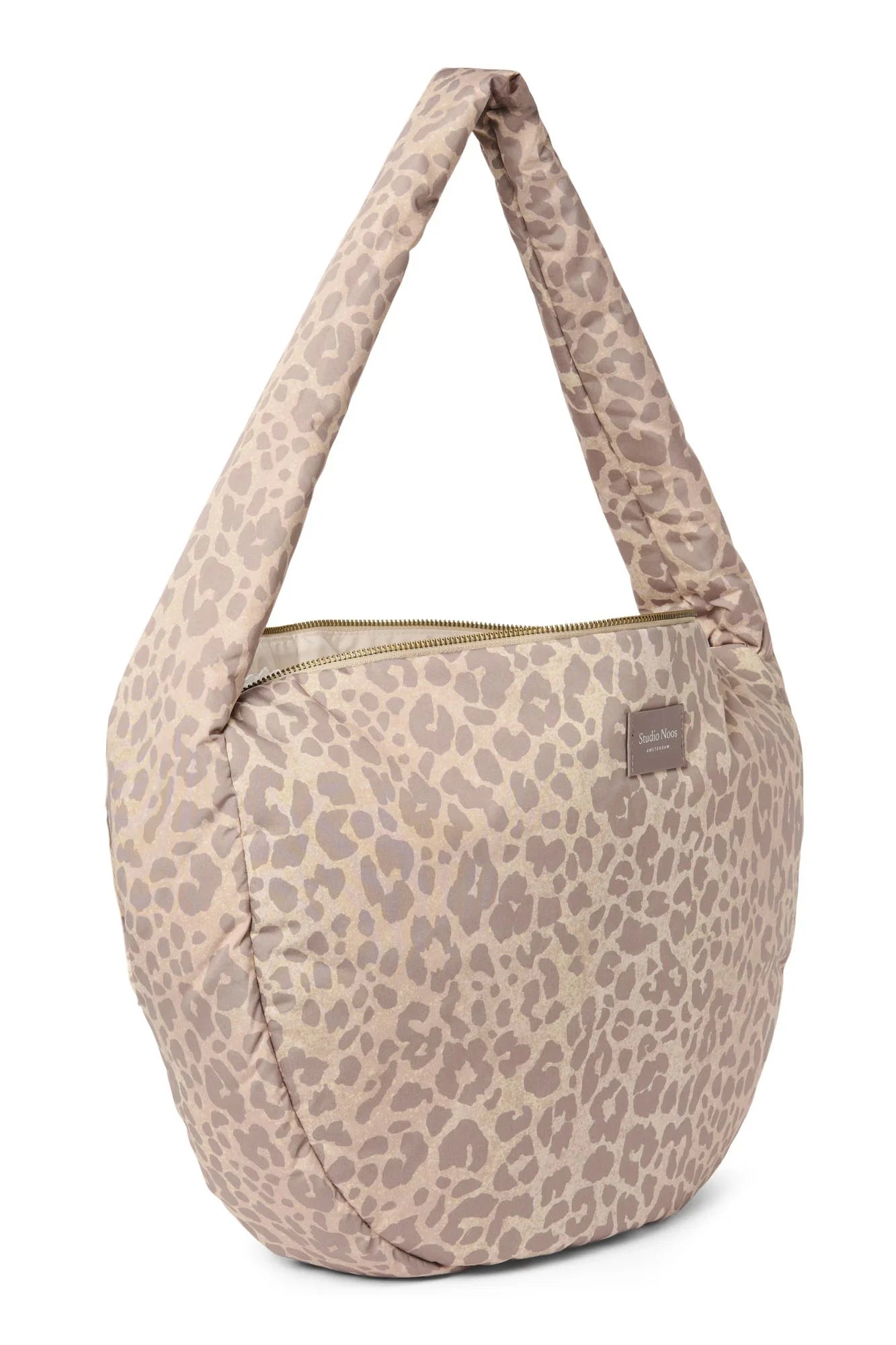 Crossbody taška STUDIO NOOS Tonal Beige Leopard Puffy | Lavly.cz