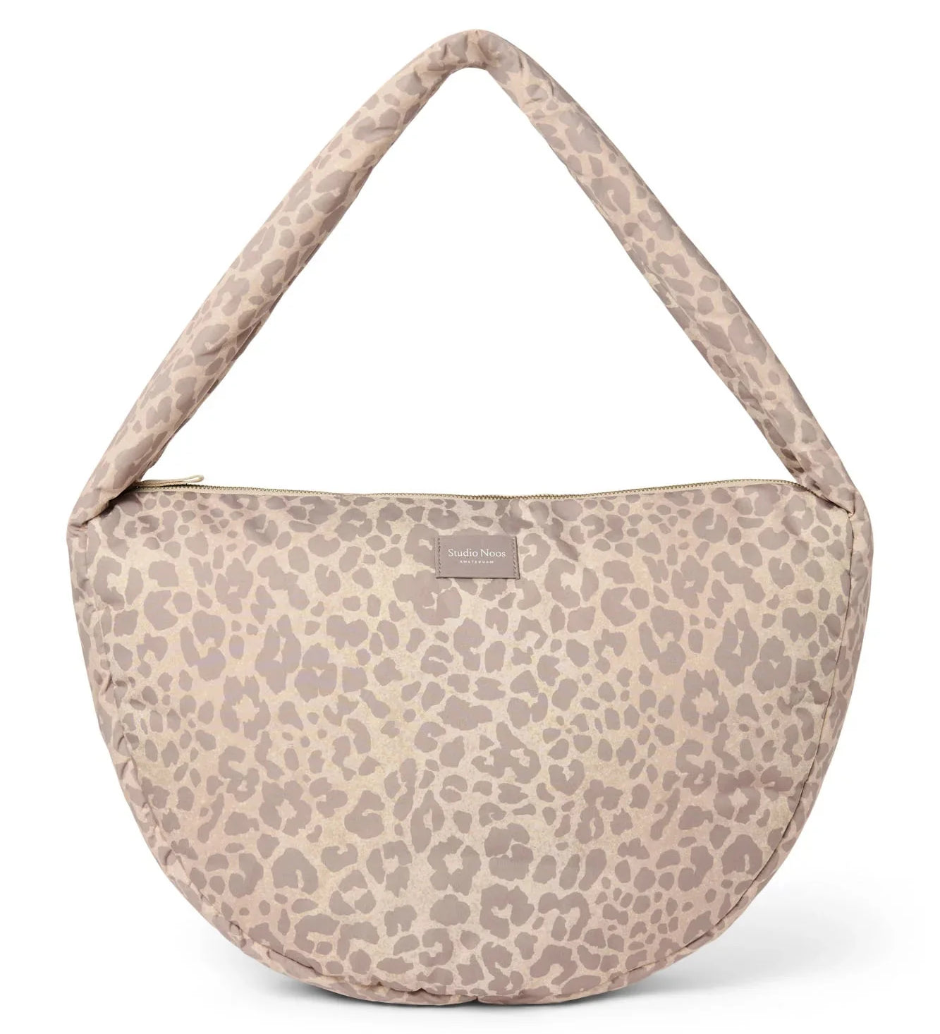 Crossbody taška STUDIO NOOS Tonal Beige Leopard Puffy | Lavly.cz