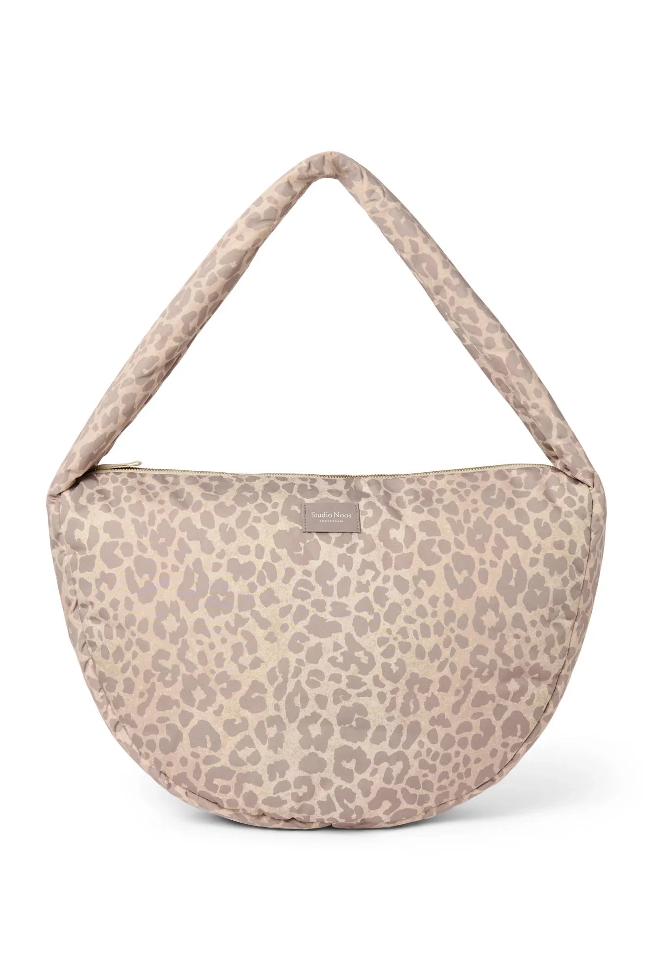 Crossbody taška STUDIO NOOS Tonal Beige Leopard Puffy | Lavly.cz