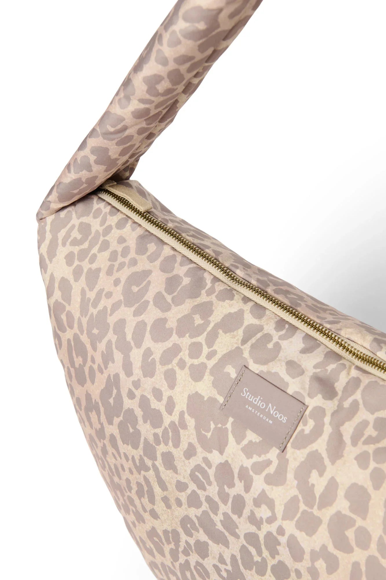 Crossbody taška STUDIO NOOS Tonal Beige Leopard Puffy | Lavly.cz