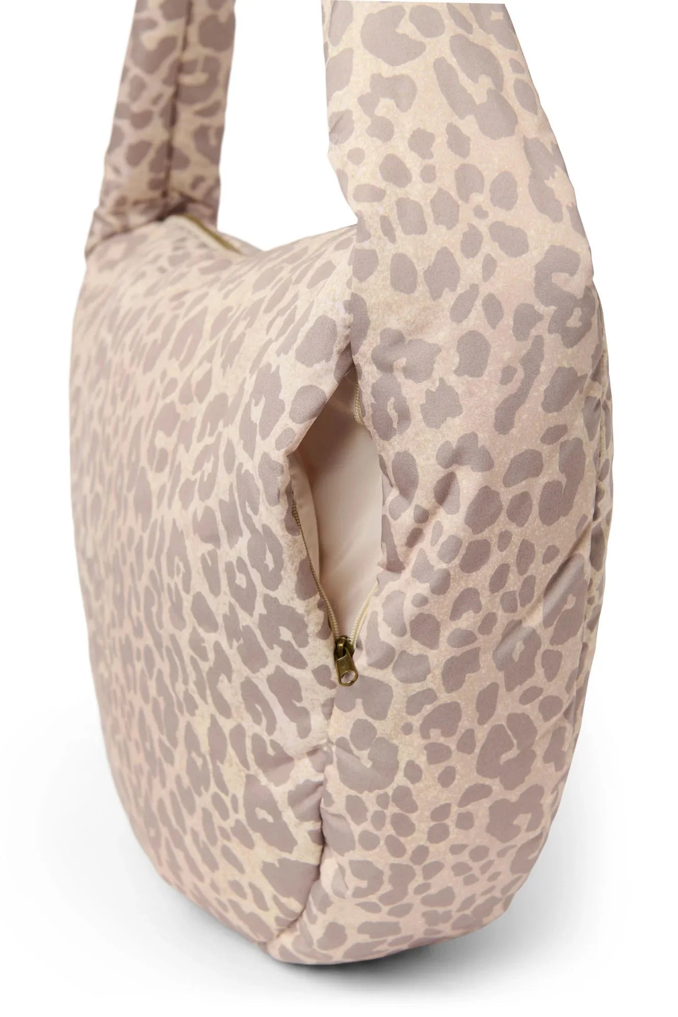 Crossbody taška STUDIO NOOS Tonal Beige Leopard Puffy | Lavly.cz
