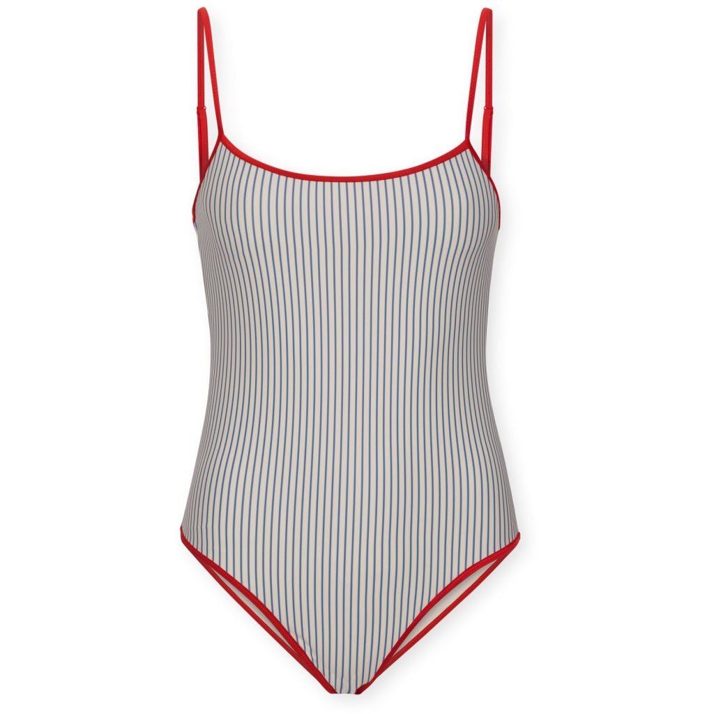 Dámské plavky KONGES SLOJD Collette Blue Stripe | Stylové doplňky pro děti a ženy | Lavly.cz
