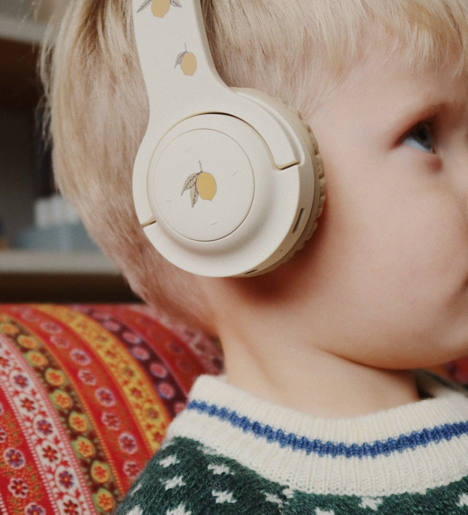 Dětská bezdrátová sluchátka KONGES SLOJD Lemon | Lavly.cz