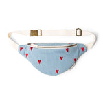 Dětská crossbody ledvinka STUDIO NOOS Denim Hearts | Stylové doplňky pro děti a ženy | Lavly.cz
