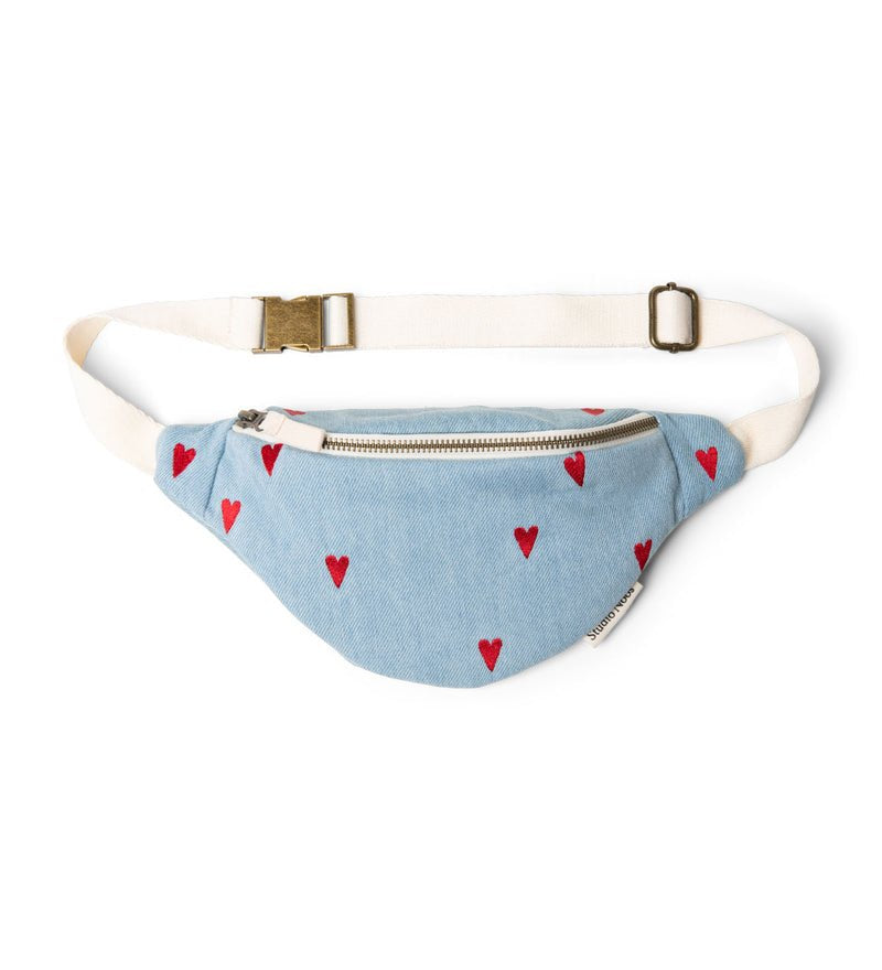 Dětská crossbody ledvinka STUDIO NOOS Denim Hearts | Stylové doplňky pro děti a ženy | Lavly.cz