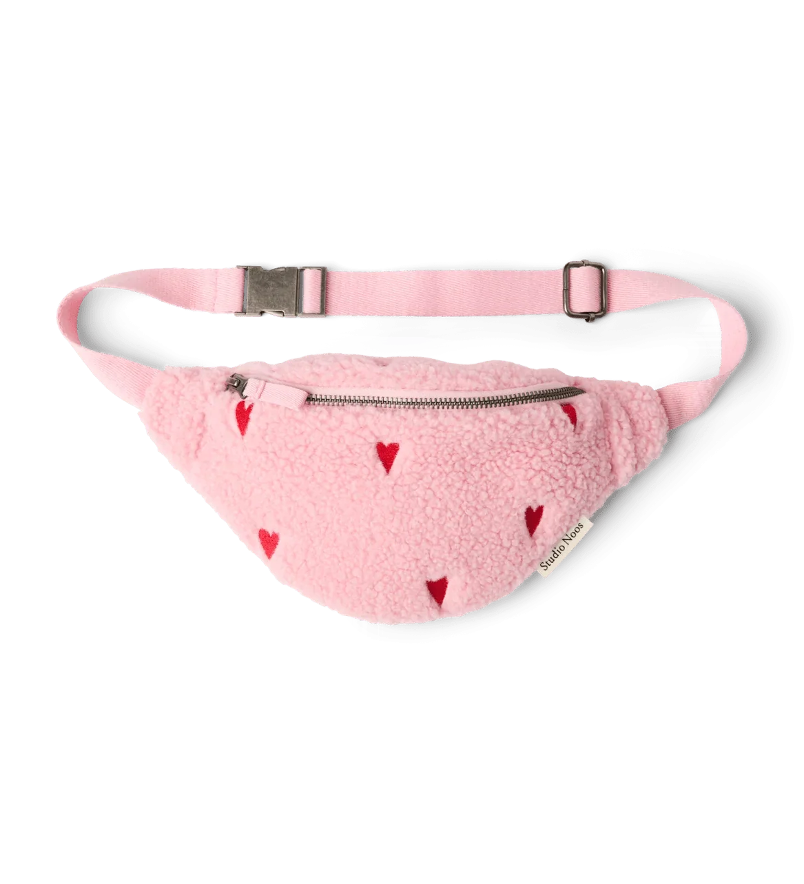 Dětská crossbody ledvinka STUDIO NOOS Light Pink Teddy Hearts | Lavly.cz