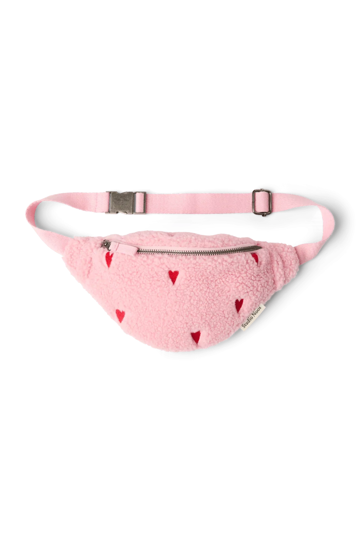 Dětská crossbody ledvinka STUDIO NOOS Light Pink Teddy Hearts | Lavly.cz