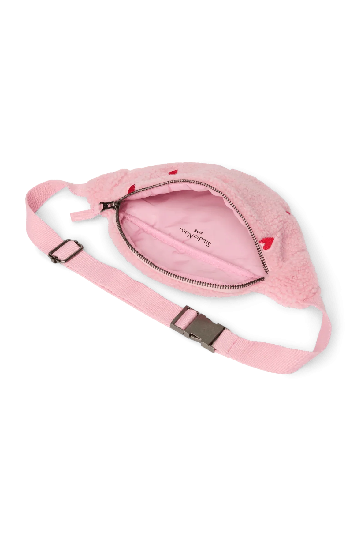 Dětská crossbody ledvinka STUDIO NOOS Light Pink Teddy Hearts | Lavly.cz