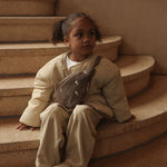 Dětská crossbody ledvinka STUDIO NOOS Teddy Brown Hearts | Stylové doplňky pro děti a ženy | Lavly.cz