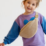 Dětská crossbody ledvinka STUDIO NOOS Teddy Ecru - Se jménem | Stylové doplňky pro děti a ženy | Lavly.cz