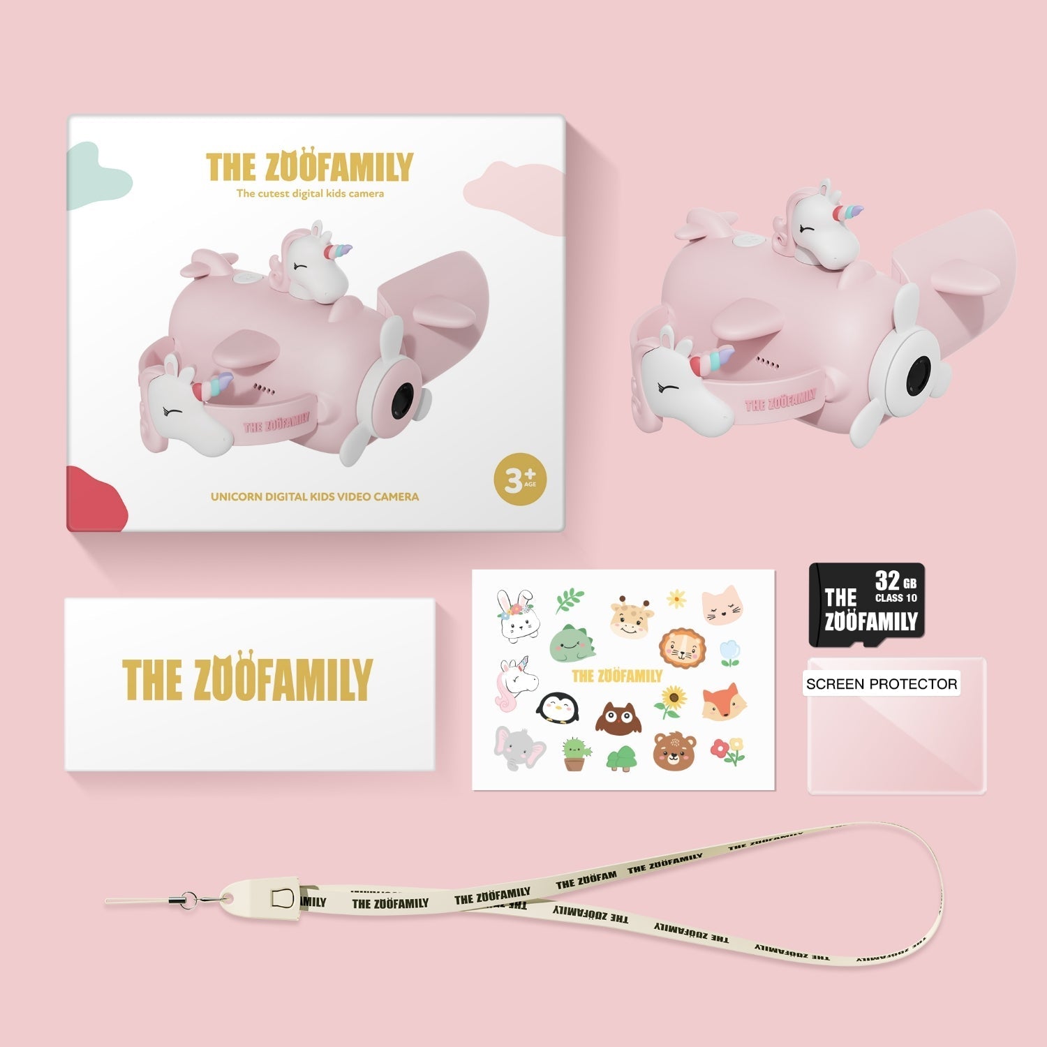 Dětská digitální kamera ZOOFAMILY Zoo Video Unicorn | Lavly.cz
