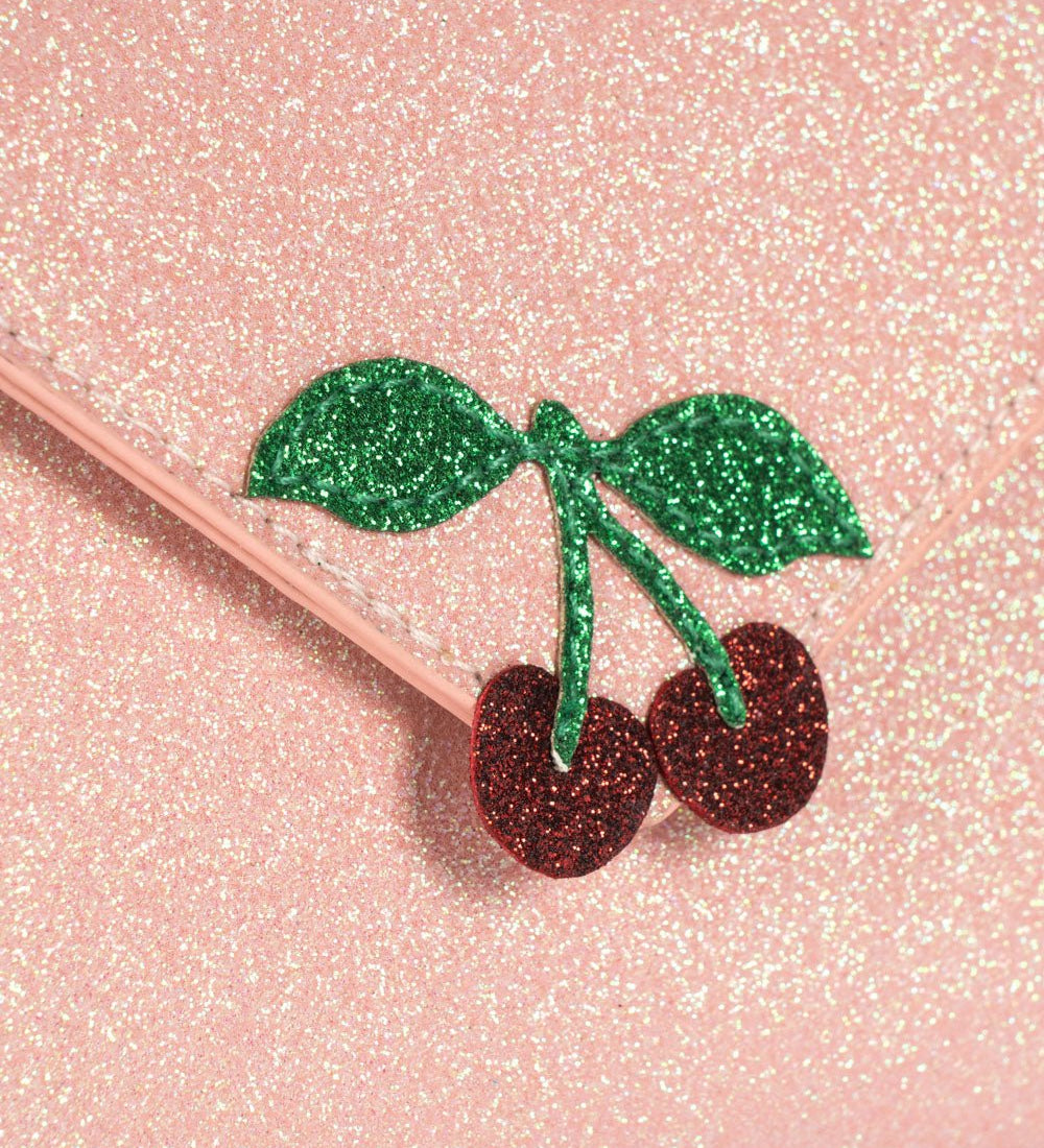 Dětská kabelka KONGES SLOJD Love Letter Pink Glitter | Stylové doplňky pro děti a ženy | Lavly.cz