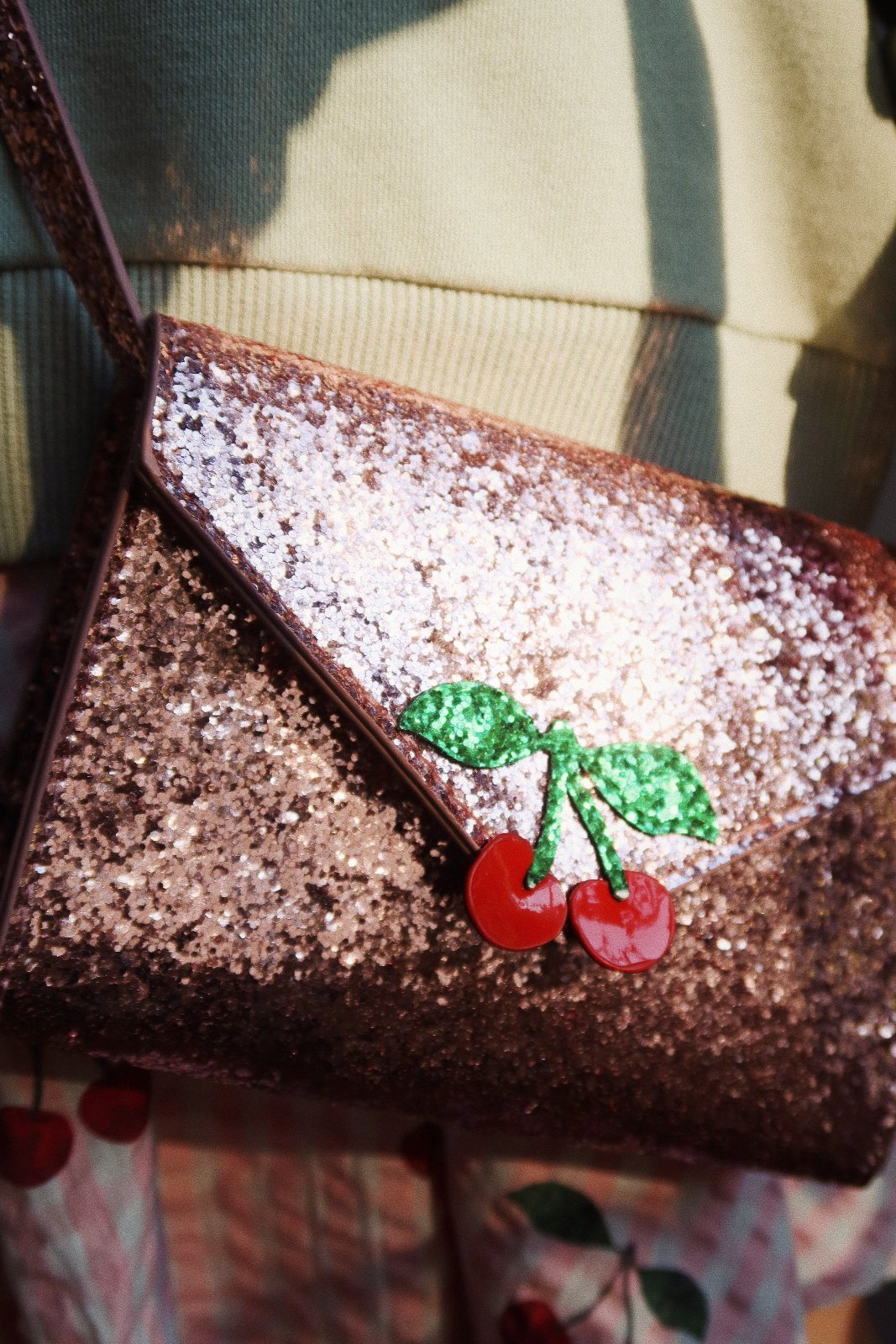 Dětská kabelka KONGES SLOJD Love Letter Pink Glitter | Stylové doplňky pro děti a ženy | Lavly.cz