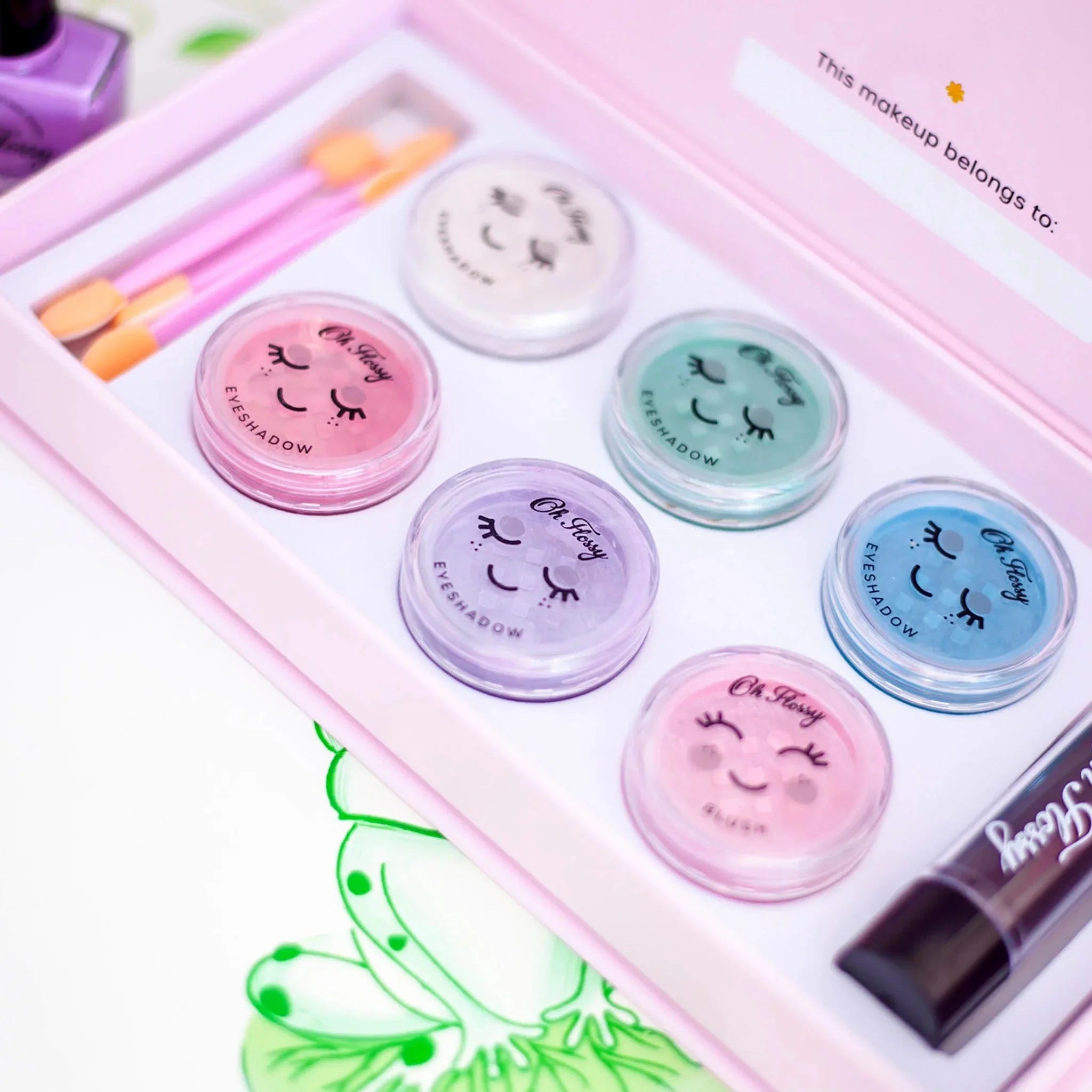Dětská pečující make - up sada OH FLOSSY Deluxe 7 + 3 ks | Lavly.cz