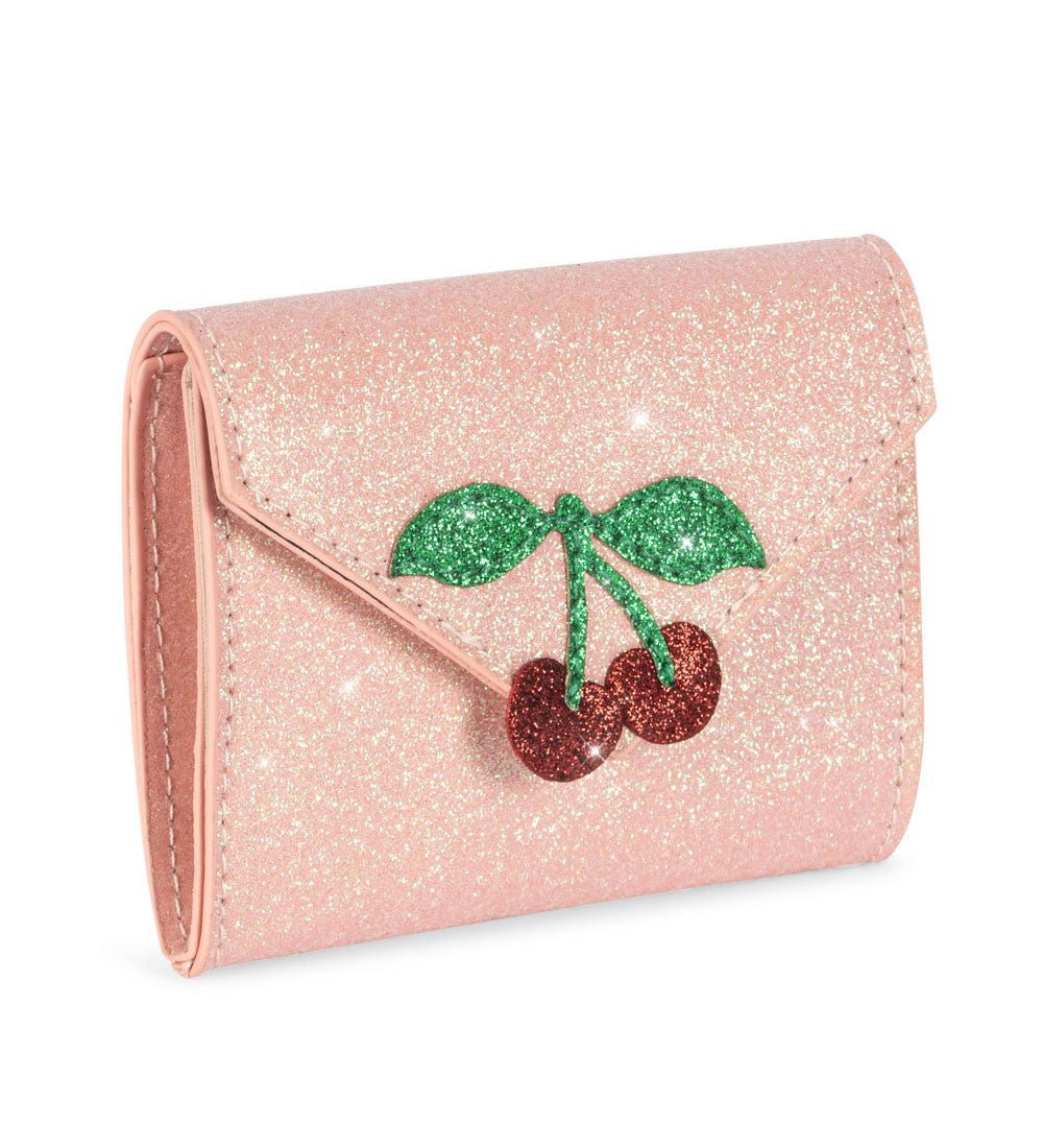 Dětská peněženka KONGES SLOJD Love Letter Pink Glitter | Stylové doplňky pro děti a ženy | Lavly.cz