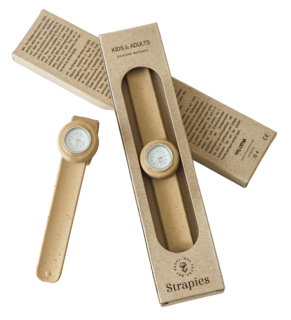 Dětské hodinky MRS. ERTHA Strapies Honey | Stylové doplňky pro děti a ženy | Lavly.cz