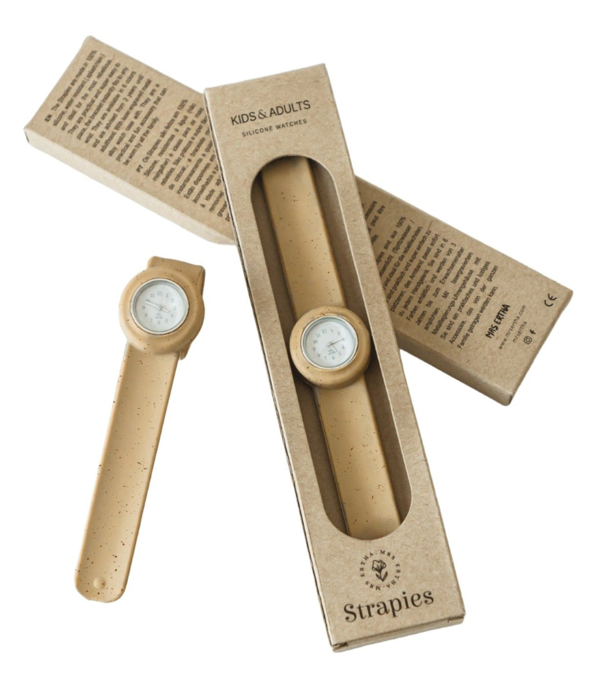 Dětské hodinky MRS. ERTHA Strapies Honey | Stylové doplňky pro děti a ženy | Lavly.cz