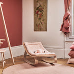 Dětské houpací lehátko CHARLIE CRANE Levo Nude | Stylové doplňky pro děti a ženy | Lavly.cz
