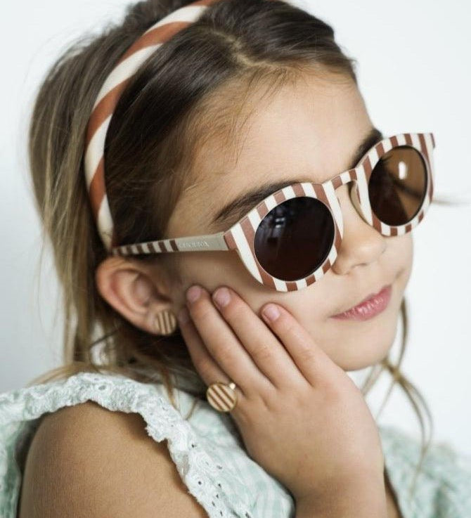 Dětské náušnice GRECH & CO. Stripe 2 páry | Stylové doplňky pro děti a ženy | Lavly.cz