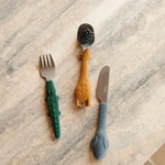 Dětské příbory LIEWOOD Tove Golden Caramel Mix | Stylové doplňky pro děti a ženy | Lavly.cz