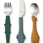 Dětské příbory LIEWOOD Tove Golden Caramel Mix | Stylové doplňky pro děti a ženy | Lavly.cz