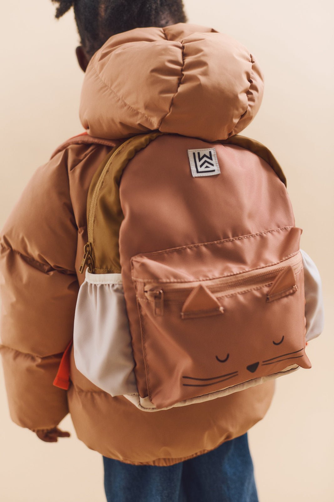 Dětský batoh LIEWOOD Andreas Cat Tuscany Rose Multi Mix | Stylové doplňky pro děti a ženy | Lavly.cz