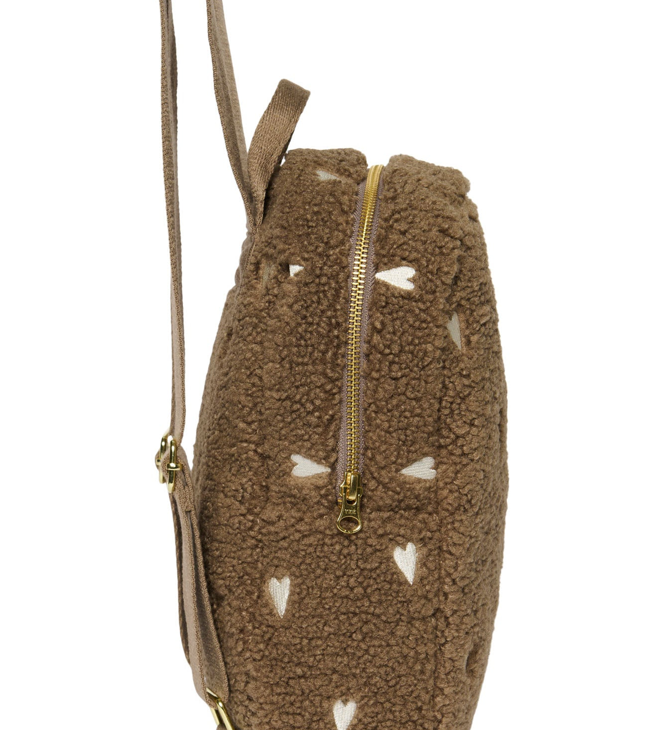 Dětský batoh STUDIO NOOS Mini Brown Teddy Hearts | Lavly.cz