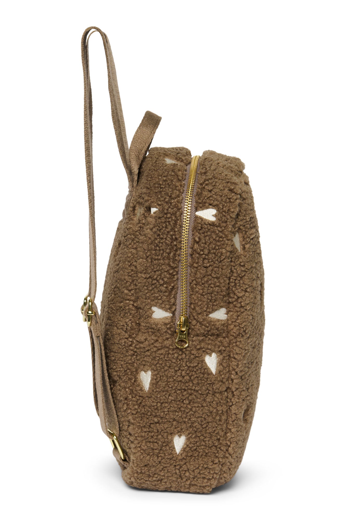 Dětský batoh STUDIO NOOS Mini Brown Teddy Hearts | Lavly.cz