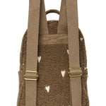 Dětský batoh STUDIO NOOS Mini Brown Teddy Hearts | Lavly.cz