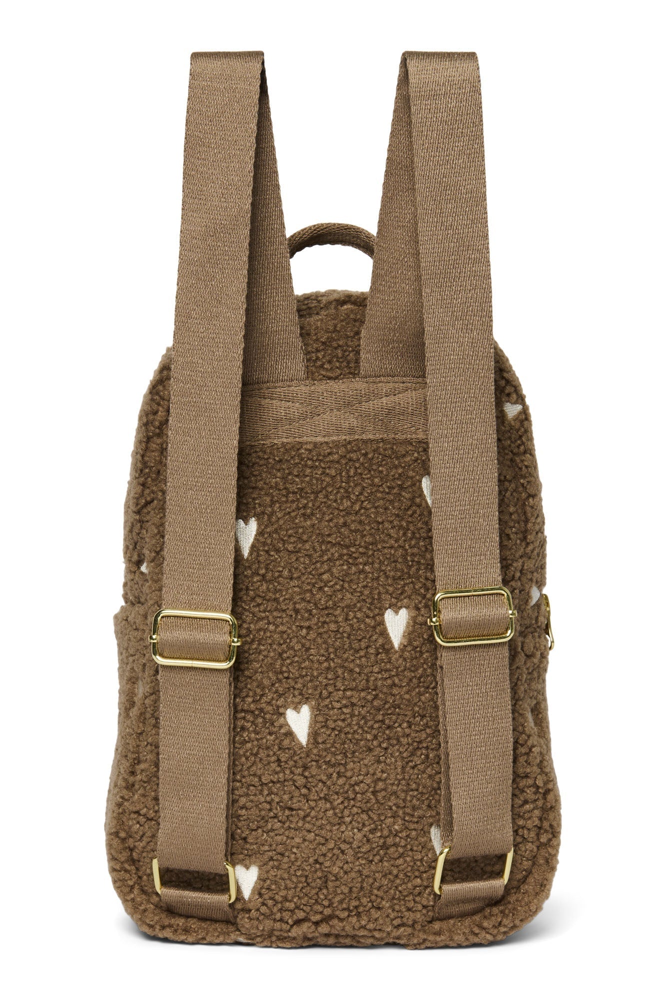 Dětský batoh STUDIO NOOS Mini Brown Teddy Hearts | Lavly.cz