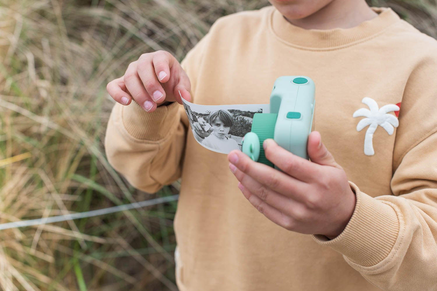 Dětský digitální foťák s tiskem fotek ZOOFAMILY Zoo Print Dino Green | Stylové doplňky pro děti a ženy | Lavly.cz