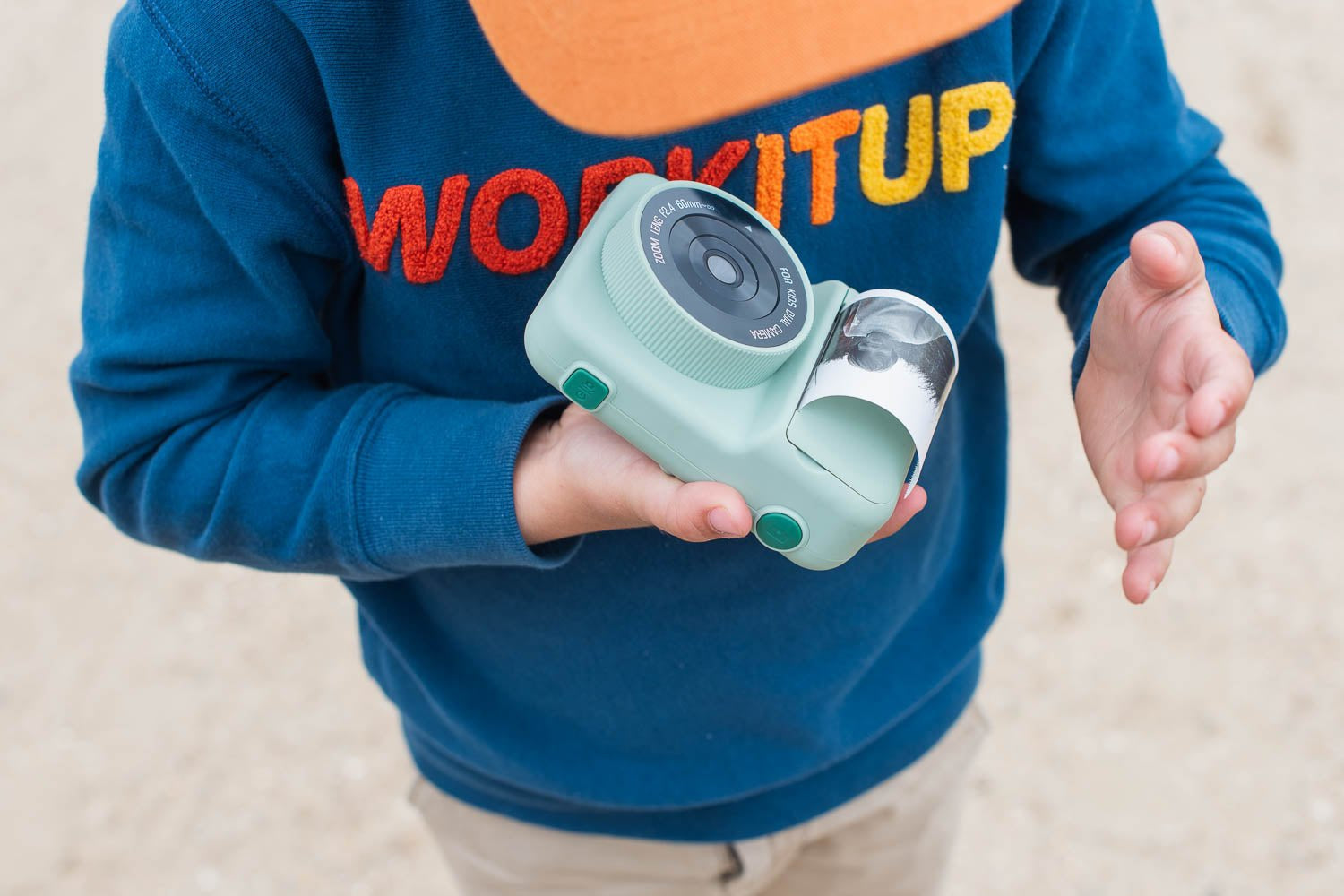 Dětský digitální foťák s tiskem fotek ZOOFAMILY Zoo Print Dino Green | Stylové doplňky pro děti a ženy | Lavly.cz