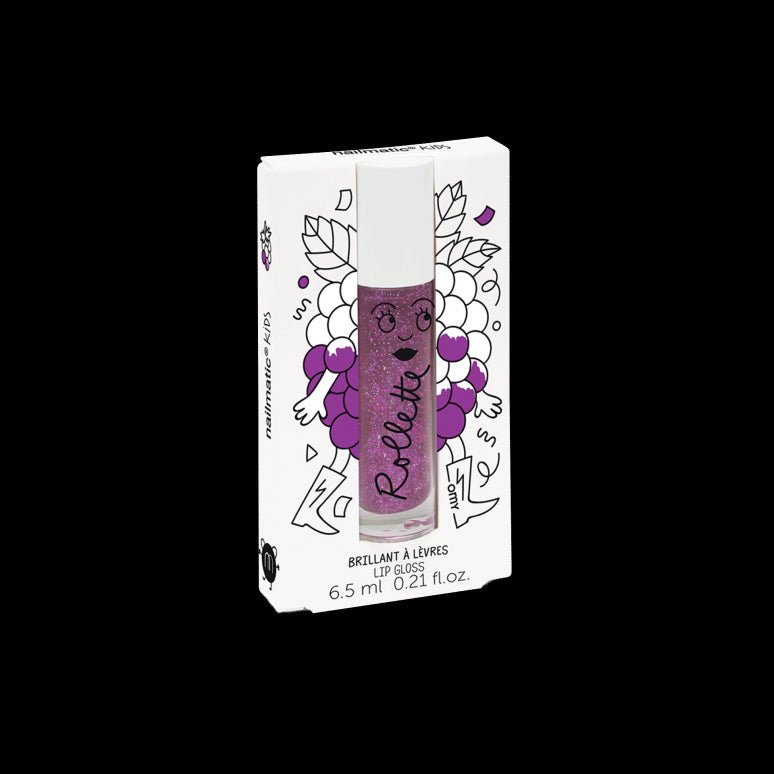 Dětský lesk na rty NAILMATIC Rollette Černý rybíz | Stylové doplňky pro děti a ženy | Lavly.cz