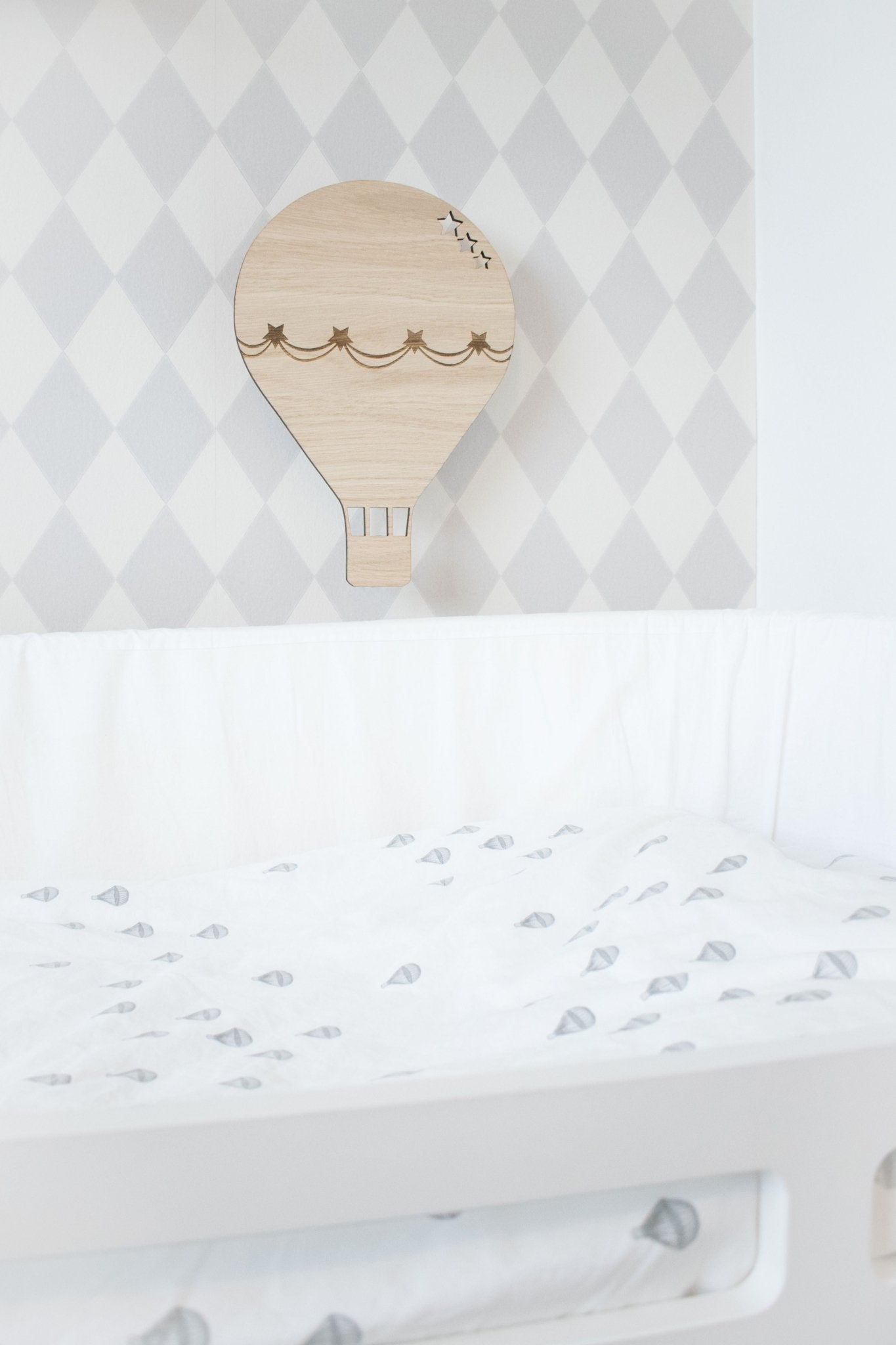 Dotyková nástěnná lampa MASELIVING Balón dub | Stylové doplňky pro děti a ženy | Lavly.cz