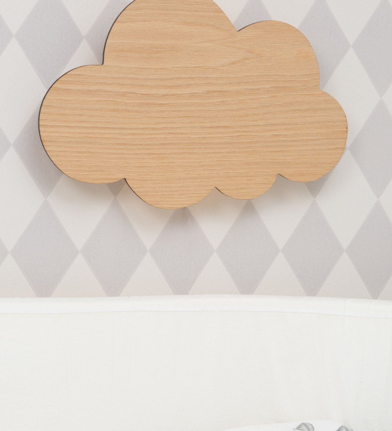 Dotyková nástěnná lampa MASELIVING Obláček dub | Stylové doplňky pro děti a ženy | Lavly.cz