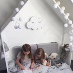 Dotyková nástěnná lampa MASELIVING Spící obláček bílý | Stylové doplňky pro děti a ženy | Lavly.cz