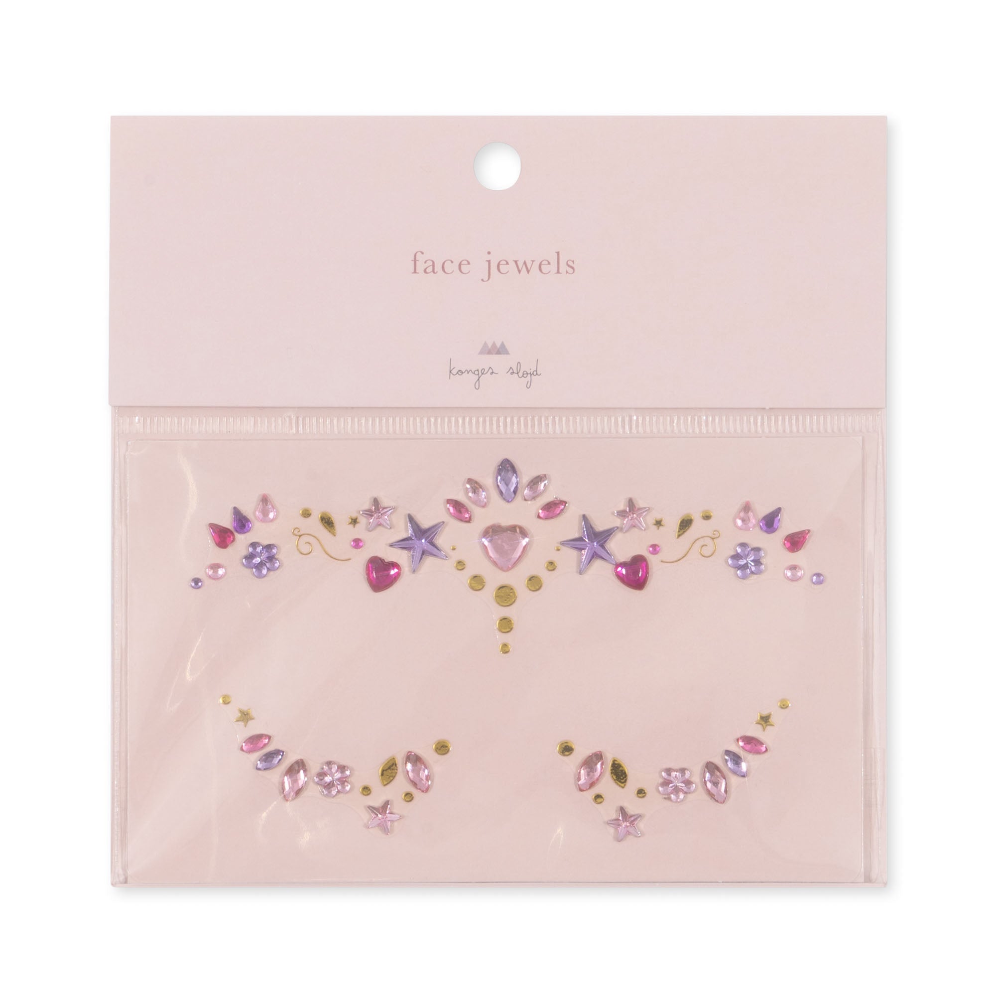 Drahokamy na obličej KONGES SLOJD Blush Mix | Stylové doplňky pro děti a ženy | Lavly.cz