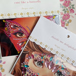 Drahokamy na obličej KONGES SLOJD Pink | Stylové doplňky pro děti a ženy | Lavly.cz