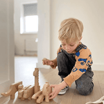 Dřevěná zvířátka - puzzle PETIT COLLAGE | Stylové doplňky pro děti a ženy | Lavly.cz