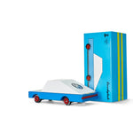 Dřevěné autíčko CANDYLAB Candycar Blue Racer 8 | Stylové doplňky pro děti a ženy | Lavly.cz