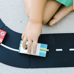 Dřevěné autíčko CANDYLAB Candycar Blue Racer 8 | Stylové doplňky pro děti a ženy | Lavly.cz