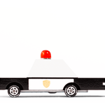 Dřevěné autíčko CANDYLAB Candycar Policie | Stylové doplňky pro děti a ženy | Lavly.cz