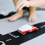 Dřevěné autíčko CANDYLAB Candycar Red Racer 5 | Stylové doplňky pro děti a ženy | Lavly.cz