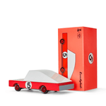 Dřevěné autíčko CANDYLAB Candycar Red Racer 5 | Stylové doplňky pro děti a ženy | Lavly.cz