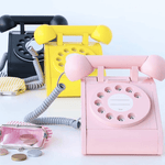 Dřevěný retro - telefon - Růžový | Stylové doplňky pro děti a ženy | Lavly.cz