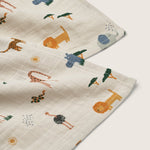 Dvě mušelínové pleny LIEWOOD Lewis Safari | Stylové doplňky pro děti a ženy | Lavly.cz